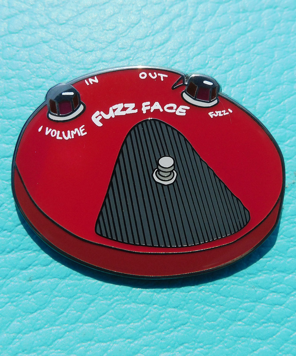dallas-arbiter fuzz face pedal Fuzz face Guitar Pedal Enamel Pin – Hashley Art