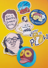 Load image into Gallery viewer, It&#39;s Always Sunny in Philadelphia Fan Art Gifts, enamel pins, badges, earrings, mugs, and gifts, at hahsleyart.com