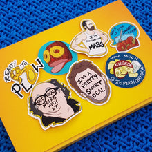 Load image into Gallery viewer, It&#39;s Always Sunny in Philadelphia Fan Art Gifts, enamel pins, badges, earrings, mugs, and gifts, at hahsleyart.com