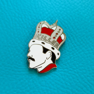 thumbnail image 2 of Freddie Mercury Enamel Pin Brooch Queen Rock Band Iconic 2 of 9